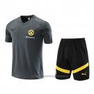 Tracksuit Borussia Dortmund Short Sleeve 2022-2023 Grey - Shorts