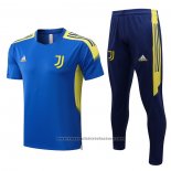 Tracksuit Juventus Short Sleeve 2022-2023 Blue
