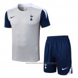 Tracksuit Tottenham Hotspur Short Sleeve 2025-2026 Grey - Shorts