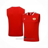 Training Shirt Manchester United Without Sleeves 2025-2026 Red