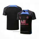 Training Shirt Paris Saint-Germain Jordan 2022-2023 Black and Blue