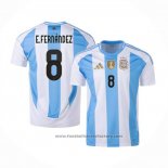 Argentina Player E.fernandez Home Shirt 2024