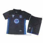 Barcelona Special Shirt Kids 2025-2026 Black Blue