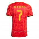 Belgium Player Kevin de Bruyne Home Shirt 2026
