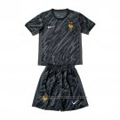 France Goalkeeper Shirt Kids 2024 Black