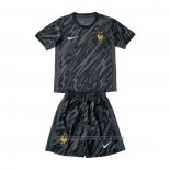 France Goalkeeper Shirt Kids 2024 Black