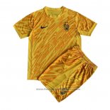 France Goalkeeper Shirt Kids 2024 Yellow
