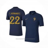 France Player T.hernandez Home Shirt 2022