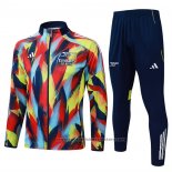 Jacket Tracksuit Arsenal Kids 2025-2026 Blue Yellow Red