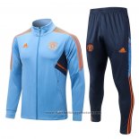 Jacket Tracksuit Manchester United 2022-2023 Blue