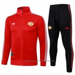 Jacket Tracksuit Manchester United Kids 2025-2026 Red
