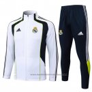 Jacket Tracksuit Real Madrid 2025-2026 White Black