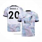 Liverpool Player Diogo J. Away Shirt 2022-2023