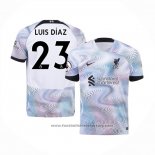 Liverpool Player Luis Diaz Away Shirt 2022-2023