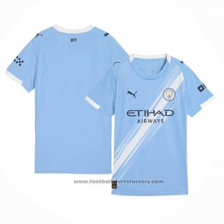 Manchester City Home Shirt Womens 2025-2026