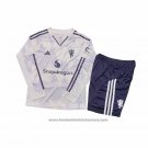 Manchester United Away Shirt Long Sleeve Kids 2025-2026