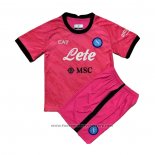 Napoli Goalkeeper Shirt Kids 2022-2023 Rosa