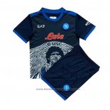 Napoli Maradona Special Shirt Kids 2021-2022
