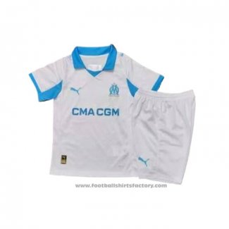 Olympique Marseille Home Shirt Kids 2025-2026
