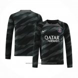Paris Saint-Germain Goalkeeper Shirt Long Sleeve 2023-2024 Black