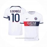 Paris Saint-Germain Player O.dembele Away Shirt 2023-2024