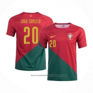 Portugal Player Joao Cancelo Home Shirt 2022