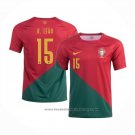 Portugal Player R.leao Home Shirt 2022
