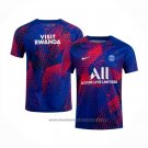 Pre-match Shirt Paris Saint-Germain 2022 Blue and Red