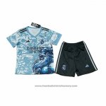 Real Madrid Dragon Shirt Kids 2025-2026 Blue