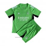 Real Madrid Goalkeeper Shirt Kids 2023-2024 Green