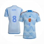 Spain Player Koke Away Shirt 2022