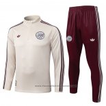 Sweatshirt Tracksuit Ajax Kids 2025-2026 Yellow