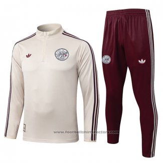 Sweatshirt Tracksuit Ajax Kids 2025-2026 Yellow