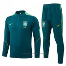 Sweatshirt Tracksuit Brazil Kids 2026-2027 Green