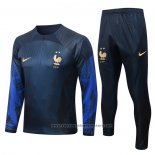 Sweatshirt Tracksuit France 2022-2023 Blue Oscuro