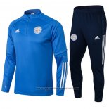 Sweatshirt Tracksuit Leicester City 2021-2022 Blue