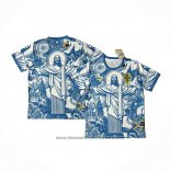 Thailand Brazil Jesus Shirt 2025-2026 Blue