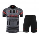 Tracksuit AC Milan Short Sleeve 2022-2023 Grey - Shorts
