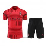 Tracksuit AC Milan Short Sleeve 2022-2023 Red - Shorts