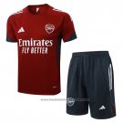 Tracksuit Arsenal Short Sleeve 2025-2026 Red - Shorts