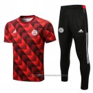 Tracksuit Bayern Munich Short Sleeve 2022-2023 Red