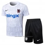 Tracksuit Chelsea Short Sleeve 2025-2026 White - Shorts