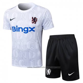 Tracksuit Chelsea Short Sleeve 2025-2026 White - Shorts