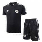 Tracksuit Germany Short Sleeve 2026-2027 Black - Shorts