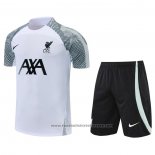 Tracksuit Liverpool Short Sleeve 2022-2023 White - Shorts