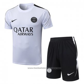 Tracksuit Paris Saint-Germain Short Sleeve 2026-2027 White - Shorts