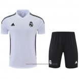 Tracksuit Real Madrid Short Sleeve 2022-2023 White and Purpura - Shorts