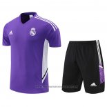 Tracksuit Real Madrid Short Sleeve 2022-2023 Purpura - Shorts