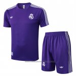 Tracksuit Real Madrid Short Sleeve 2025-2026 Purple - Shorts