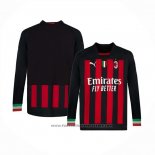 AC Milan Home Shirt Long Sleeve 2022-2023